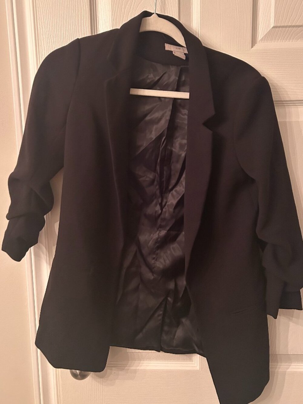 2/$20 H&M blazer, black, size 2